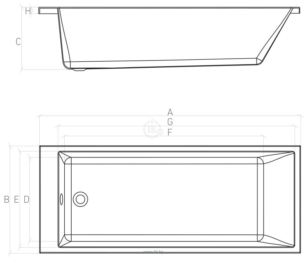 Фотографии Bonito Home Grande 180x80 BH-GR-205-180/St с ножками