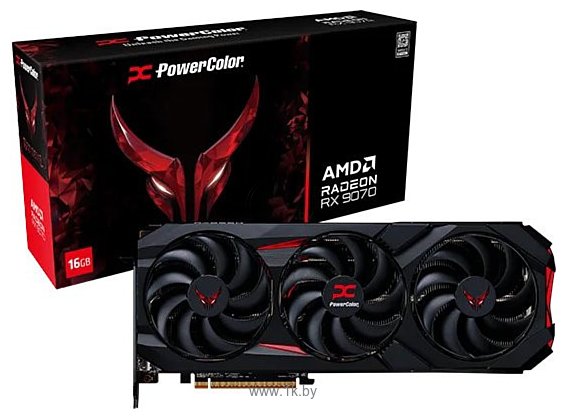 Фотографии PowerColor Red Devil Radeon RX 9070 16GB GDDR6 (RX9070 16G-E/OC)