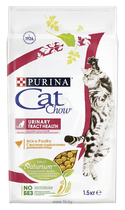 Фотографии CAT CHOW (1.5 кг) Urinary Tract Health с высоким содержанием домашней птицы