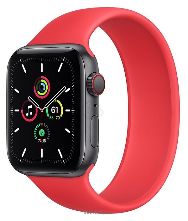 Фотографии Apple Watch SE GPS + Cellular 44mm Aluminum Case with Solo Loop