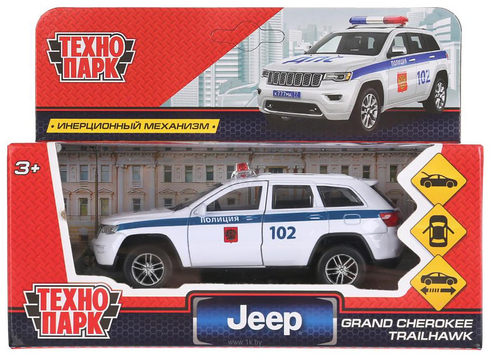 Фотографии Технопарк Jeep Grand Cherokee Полиция CHEROKEE-12POL-WH