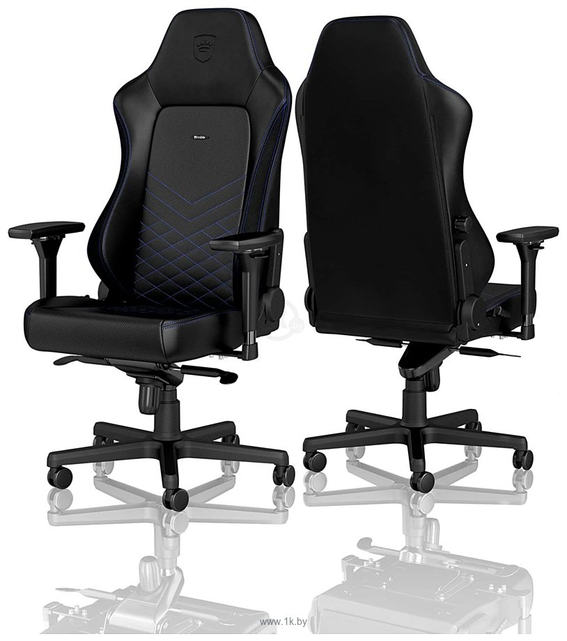 Фотографии Noblechairs Hero PU (черный/синий)