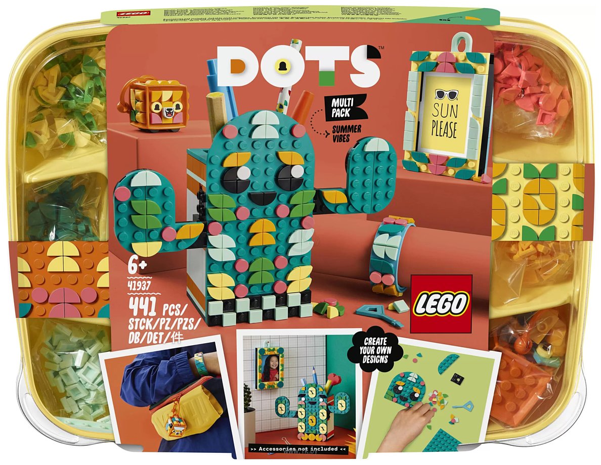 Фотографии LEGO DOTS 41937 Большой набор Летнее настроение