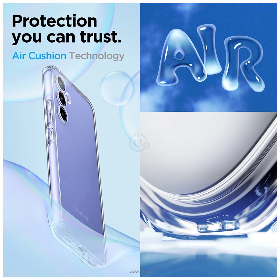 Фотографии Spigen Liquid Crystal для Galaxy A54 5G ACS05889 (прозрачный)