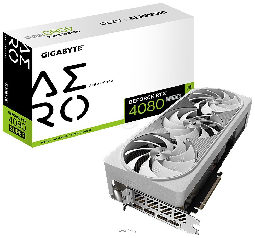 Фотографии Gigabyte GeForce RTX 4080 Super Aero OC 16G (GV-N408SAERO OC-16GD)
