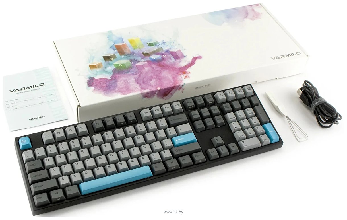 Фотографии Varmilo VD108 V2 Moonlight Cherry MX Brown (без кириллицы)