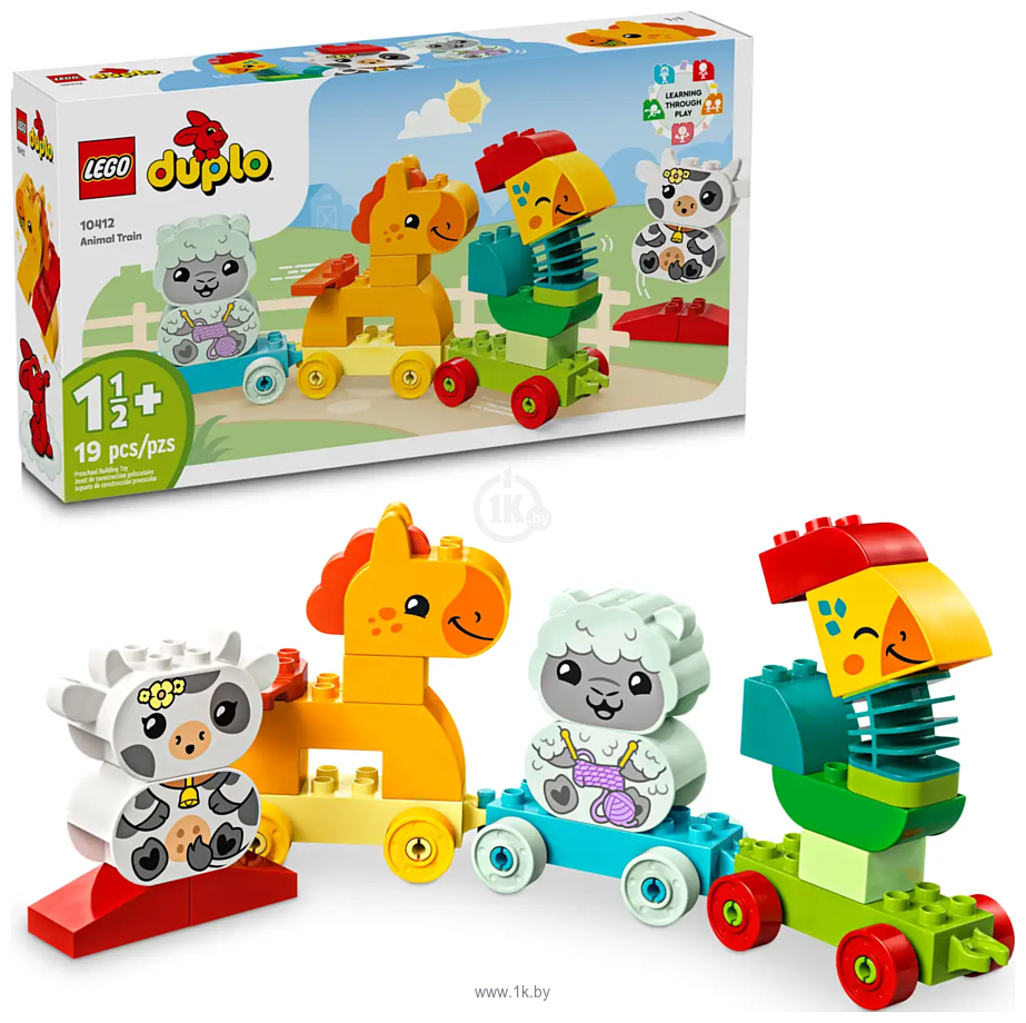 Фотографии LEGO Duplo 10412 Поезд с животными