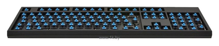 Фотографии WASD Keyboards V2 105-Key ISO Barebones Mechanical Keyboard Cherry MX Blue black USB