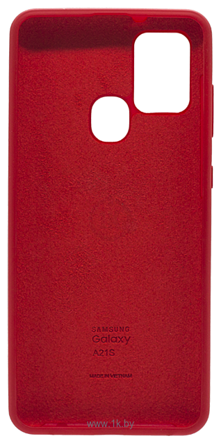 Фотографии EXPERTS Original Tpu для Samsung Galaxy A21s с LOGO (темно-красный)