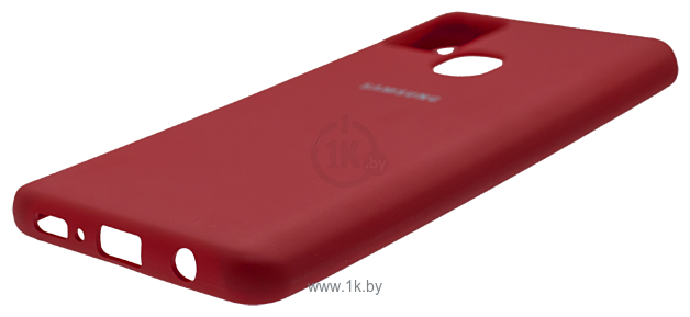 Фотографии EXPERTS Original Tpu для Samsung Galaxy A21s с LOGO (темно-красный)