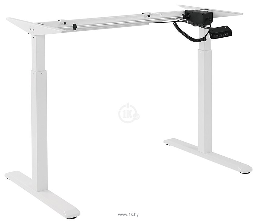 Фотографии ErgoSmart Electric Desk 1360x800x36 мм (дуб мореный/белый)