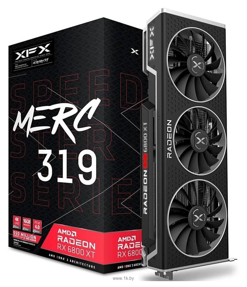 Фотографии XFX Speedster MERC 319 AMD Radeon RX 6800 XT 16GB (RX-68XTALFD9)