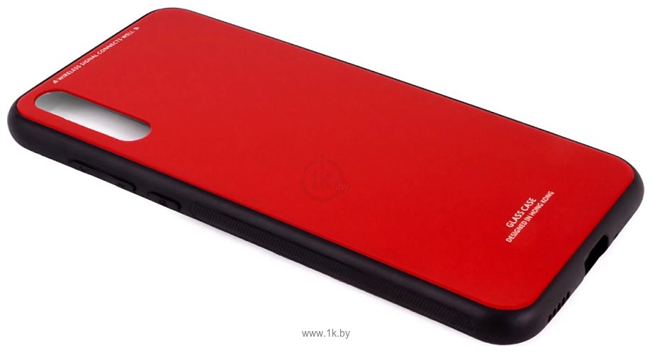 Фотографии Case Glassy для Huawei Y8p (красный)