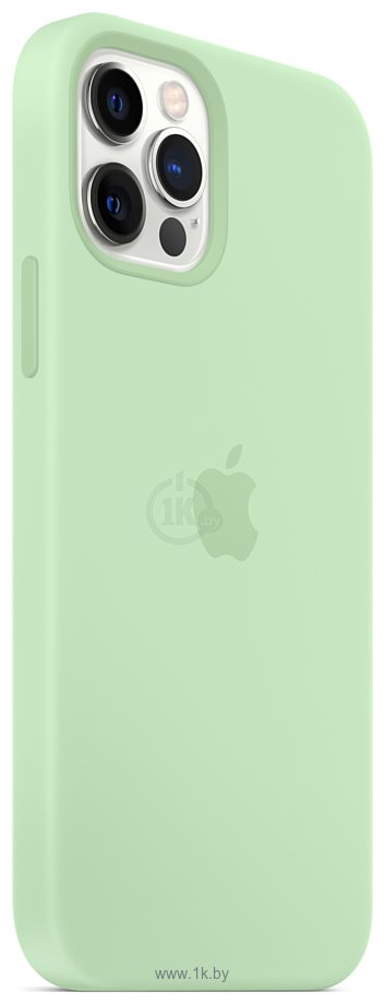 Фотографии Apple MagSafe Silicone Case для iPhone 12/12 Pro (фисташковый)