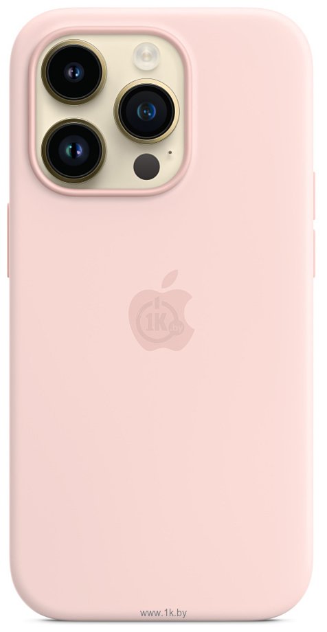 Фотографии Apple MagSafe Silicone Case для iPhone 14 Pro (розовый мел)