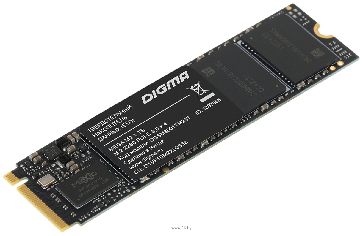 Фотографии Digma Mega M2 1TB DGSM3001TM23T