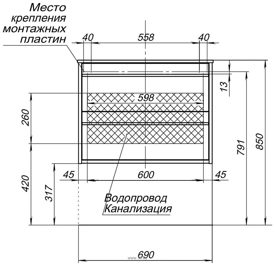 Фотографии Aquanet Lino 70 253902