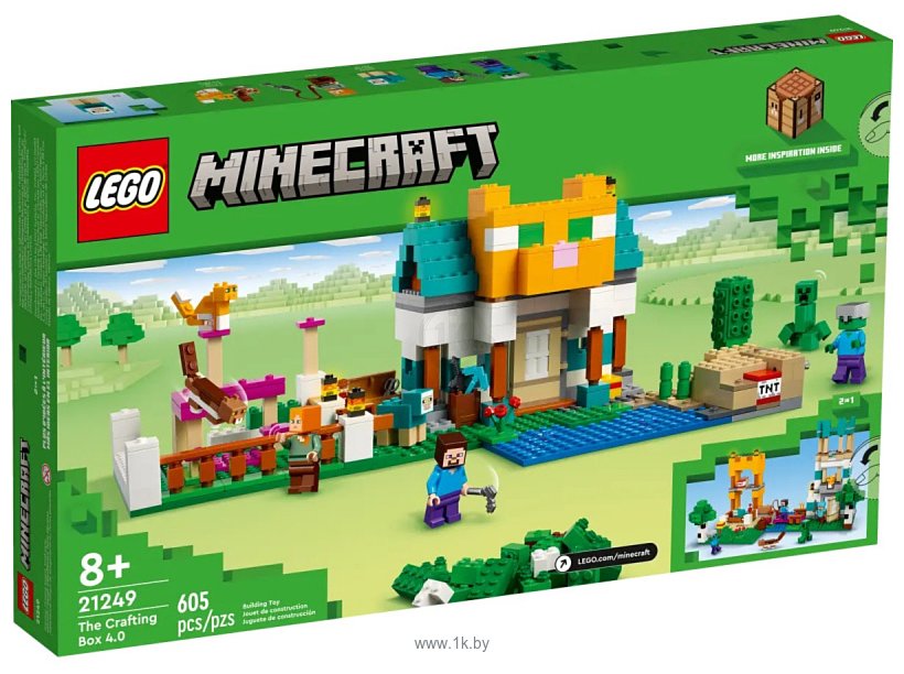 Фотографии LEGO Minecraft 21249 Коробка для творчества 4.0