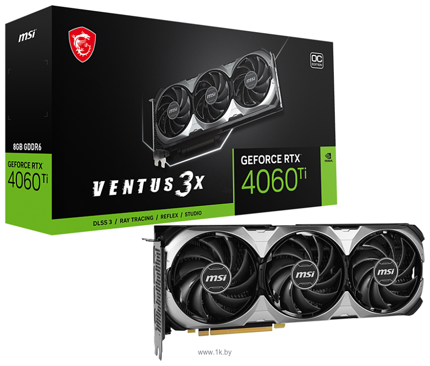 Фотографии MSI GeForce RTX 4060 Ti Ventus 3X E1 8G OC