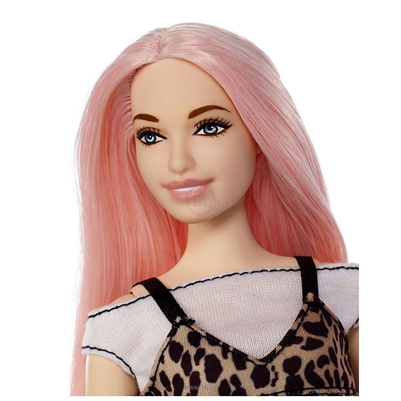 Фотографии Barbie Fashionistas Doll - Curvy with Pink Hair FXL49