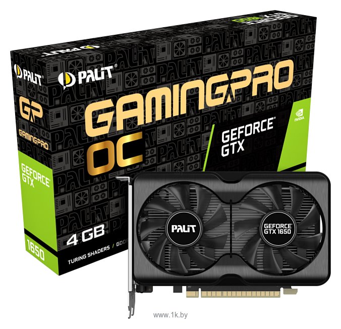 Фотографии Palit GeForce GTX 1650 1410MHz PCI-E 3.0 4096MB 12000MHz 128 bit HDMI 2xDisplayPort HDCP GP OC