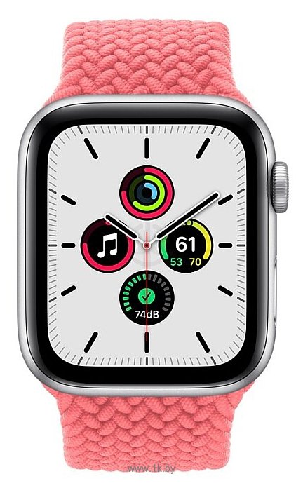 Фотографии Apple Watch SE GPS 44mm Aluminum Case with Braided Solo Loop