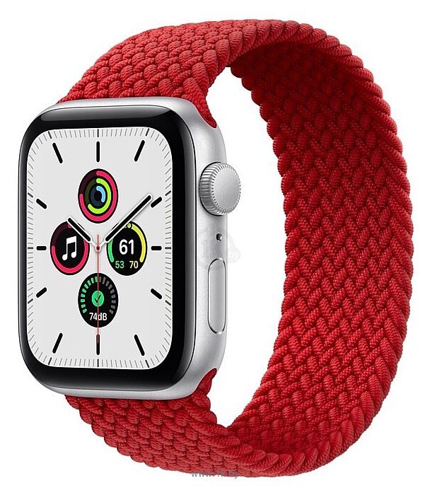 Фотографии Apple Watch SE GPS 44mm Aluminum Case with Braided Solo Loop