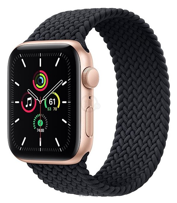 Фотографии Apple Watch SE GPS 44mm Aluminum Case with Braided Solo Loop