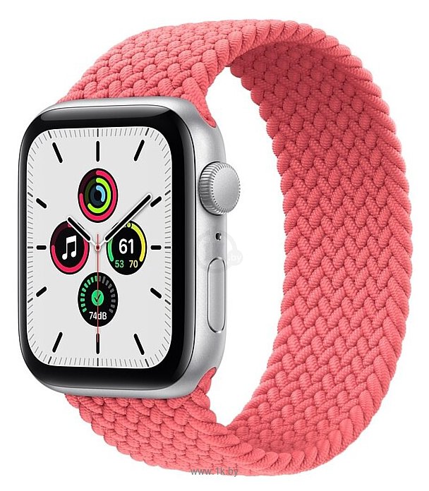 Фотографии Apple Watch SE GPS 44mm Aluminum Case with Braided Solo Loop