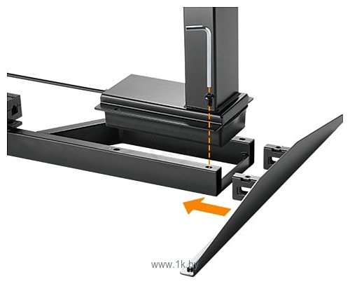 Фотографии ErgoSmart Ergo Desk Pro 1380x800x18 мм (альпийский белый/черный)