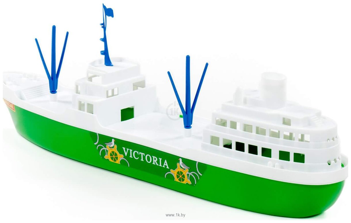 Фотографии Полесье Корабль Виктория 56399 (зеленый/белый)