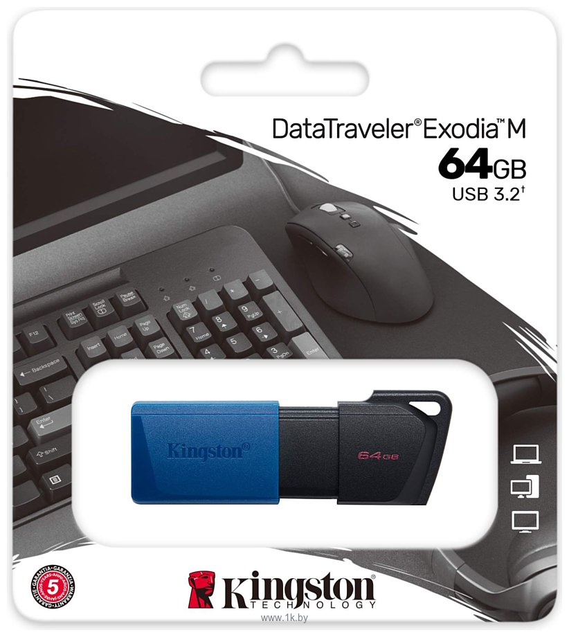 Фотографии Kingston DataTraveler Exodia M 64GB