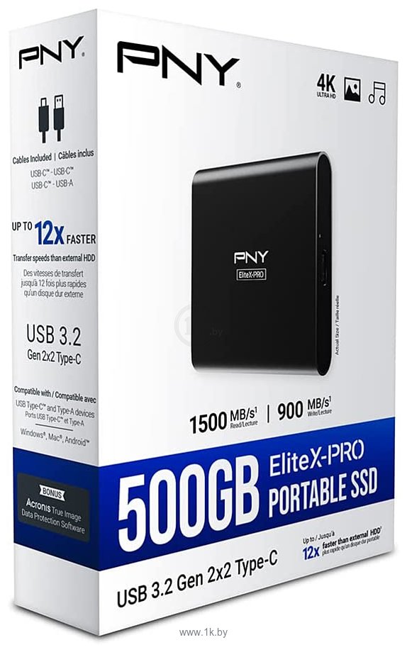 Фотографии PNY Pro Elite 500GB PSD0CS2260-500-RB