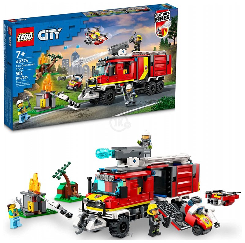 Фотографии LEGO City 60374 Машина пожарного расчета