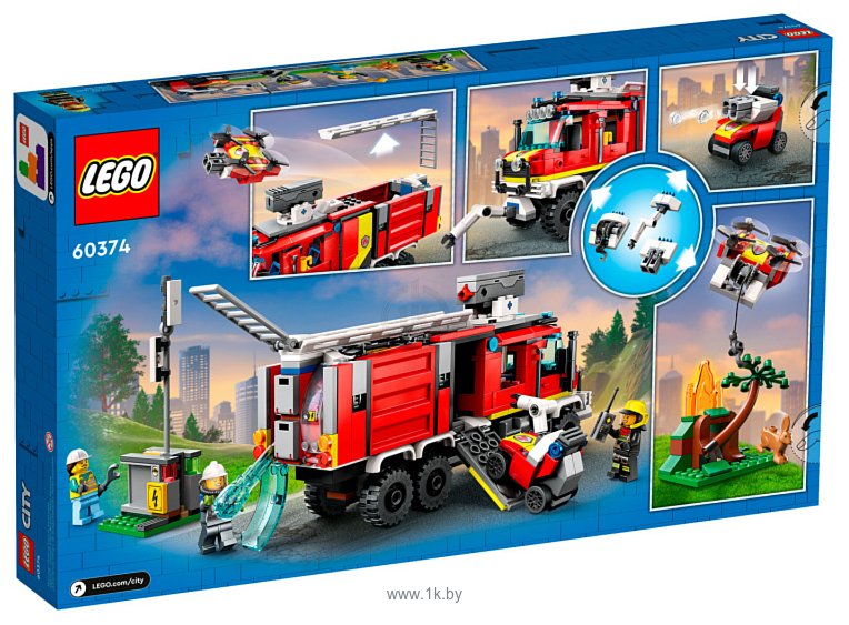 Фотографии LEGO City 60374 Машина пожарного расчета