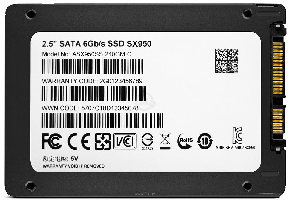 Фотографии ADATA XPG SX950 240GB (ASX950SS-240GM-C)