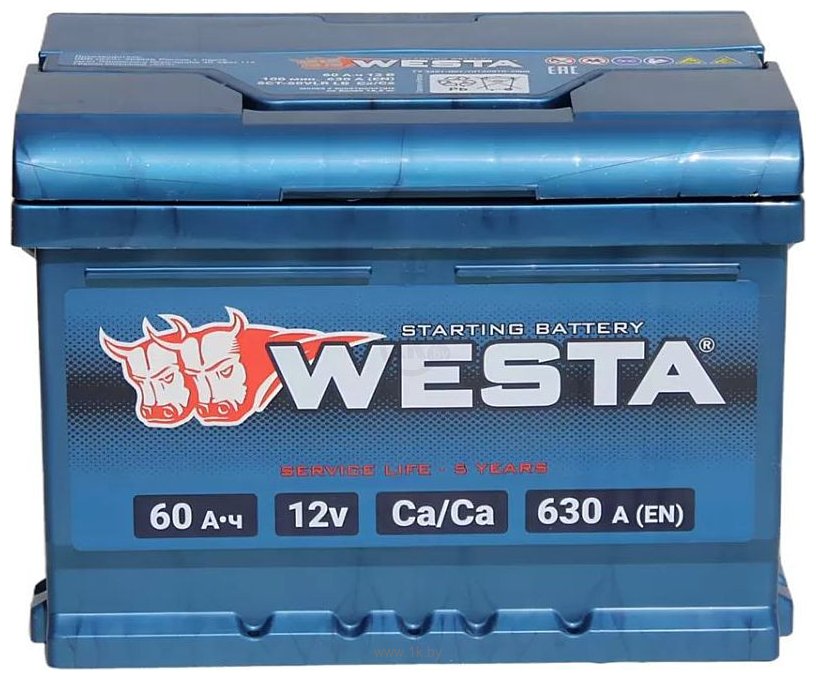 Фотографии Westa 6СТ-60 VLR Euro низкий (60Ah)