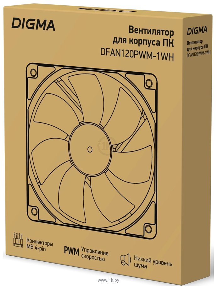 Фотографии Digma DFAN120PWM-1WH