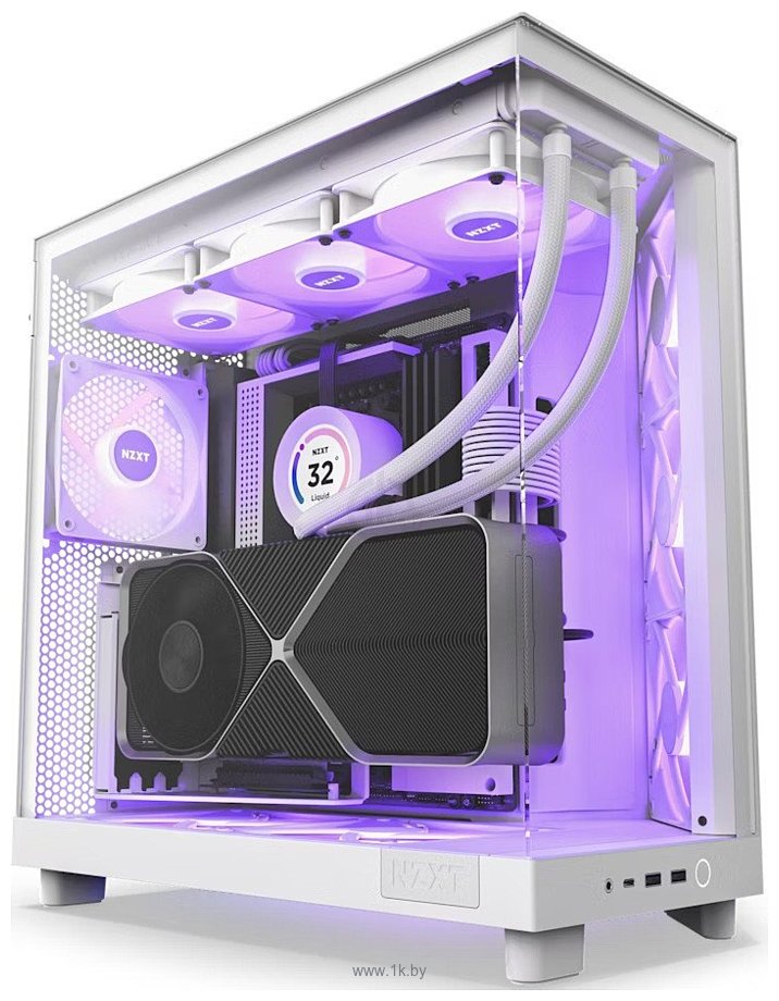 Фотографии NZXT H6 Flow RGB CC-H61FW-R1