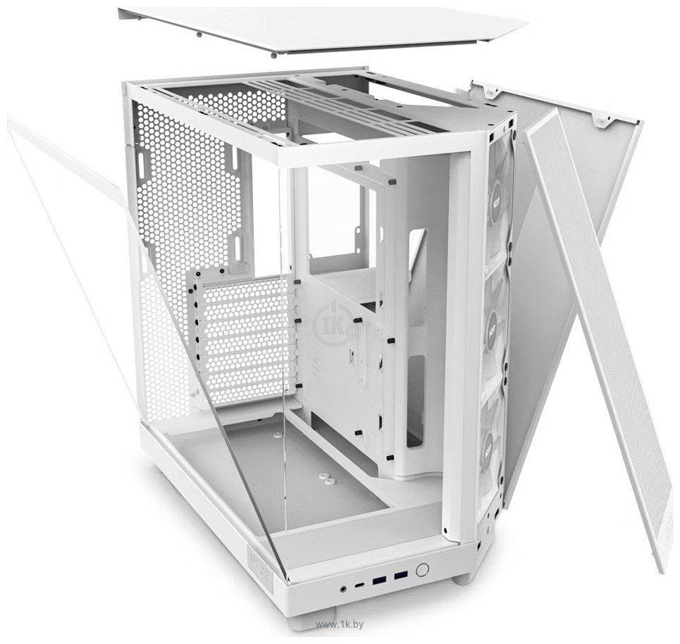 Фотографии NZXT H6 Flow RGB CC-H61FW-R1