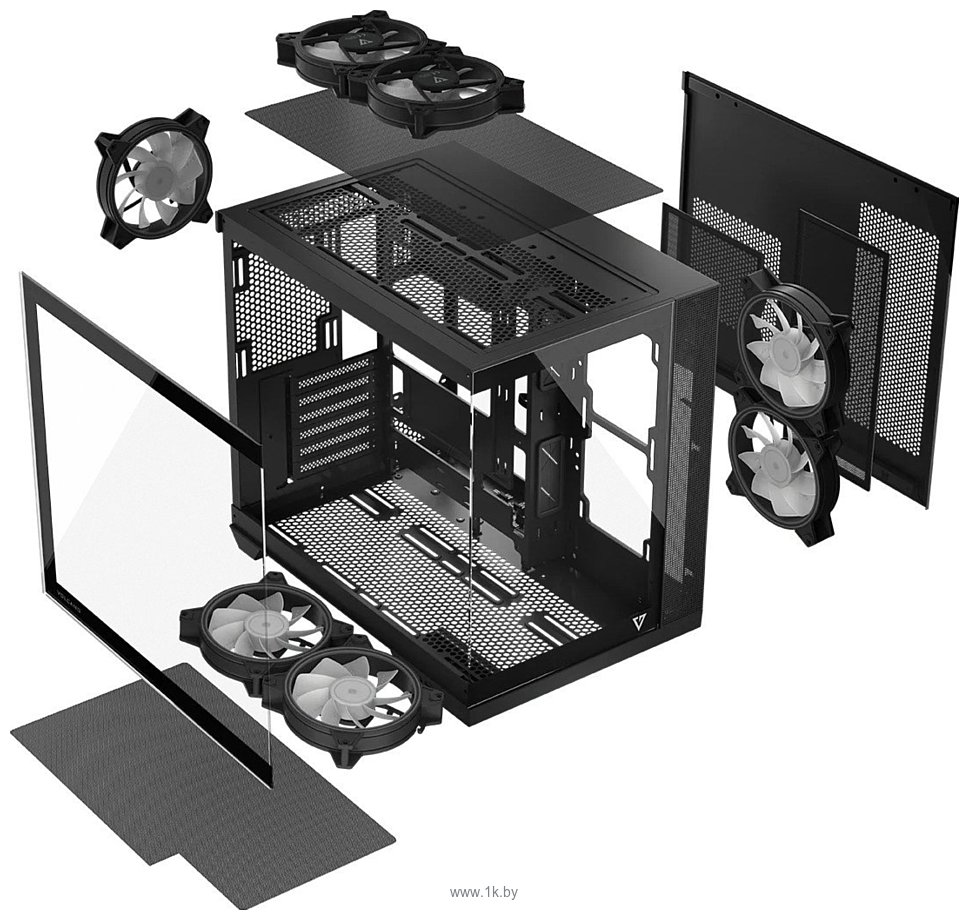 Фотографии MODECOM Volcano Panorama Apex ARGB 7F Midi (темно-серый)