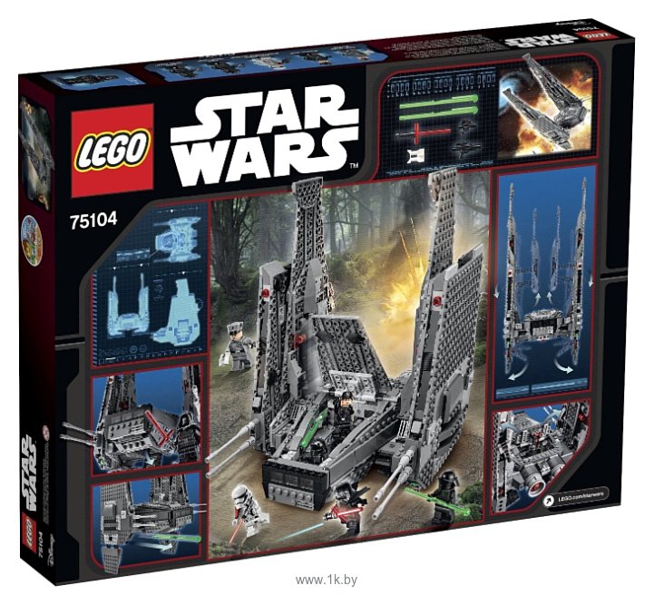 Фотографии LEGO Star Wars 75104 Командный шаттл Кайло Рена