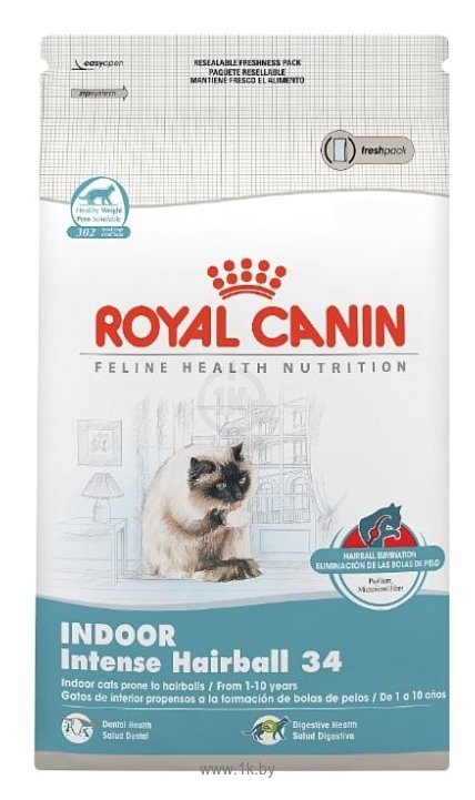 Фотографии Royal Canin Indoor Intense Hairball 34 (4 кг)