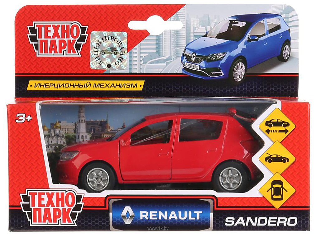 Фотографии Технопарк Renault Sandero SB-17-61-RS-N(RE)-WB (красный)