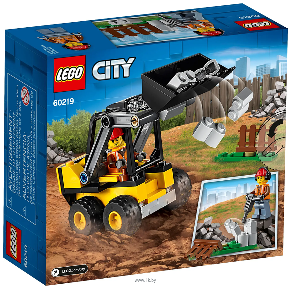 Фотографии LEGO City 60219 Строительный погрузчик