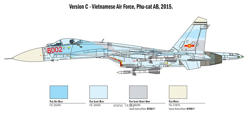 Фотографии Italeri 1413 Su-27 Flanker
