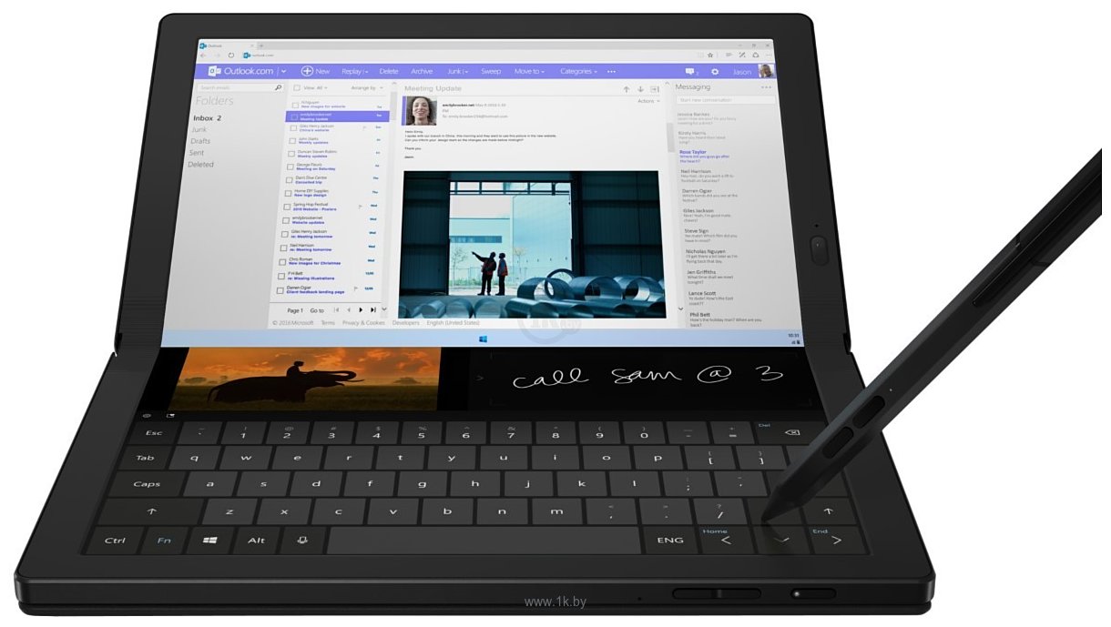 Фотографии Lenovo ThinkPad X1 Fold Gen 1 (20RK000PUS)