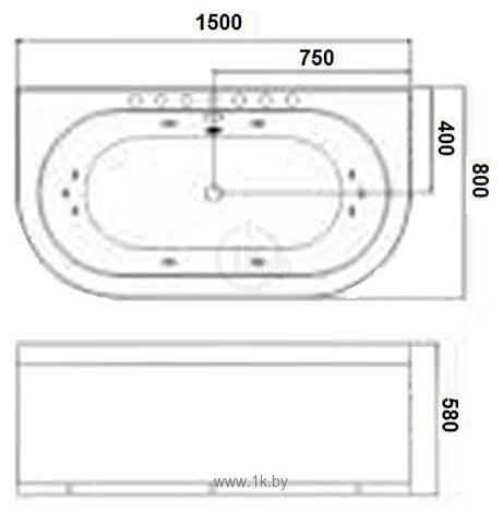 Фотографии WeltWasser HB Seiler 150x80 WT