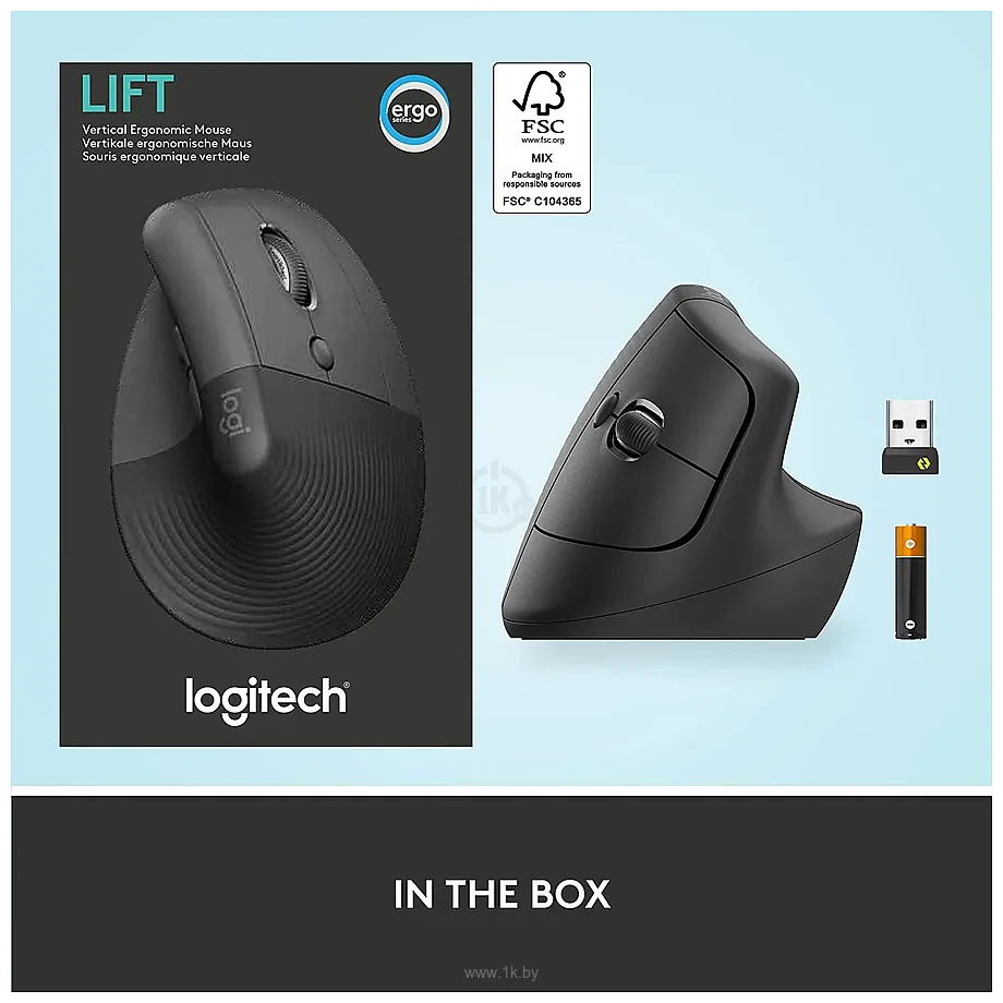 Фотографии Logitech Lift graphite Фотографии Logitech Lift graphite