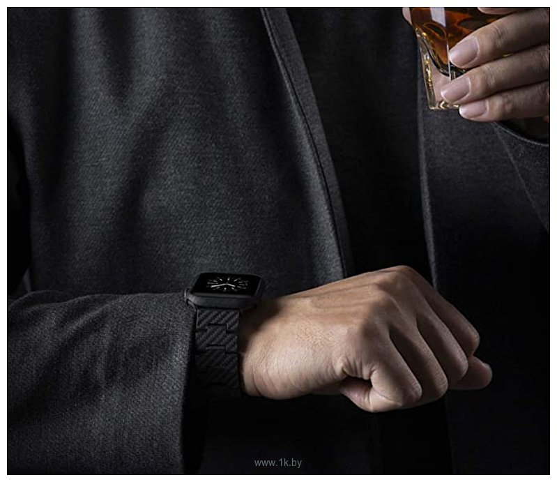 Фотографии Pitaka Carbon Fiber Watch Band для Apple Watch (42/44/45 мм, retro)